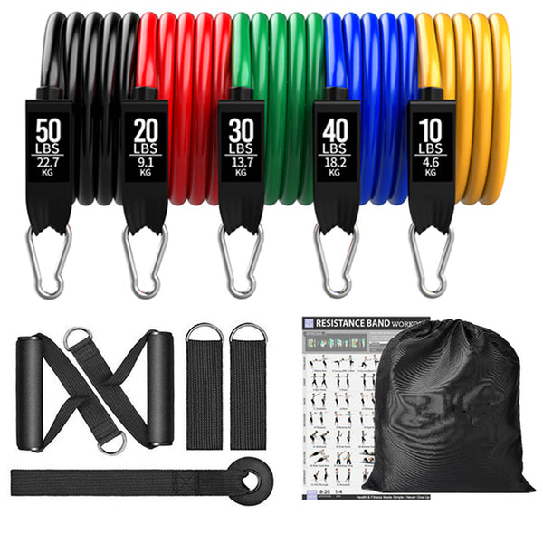 Fitness Resistance Bands Set