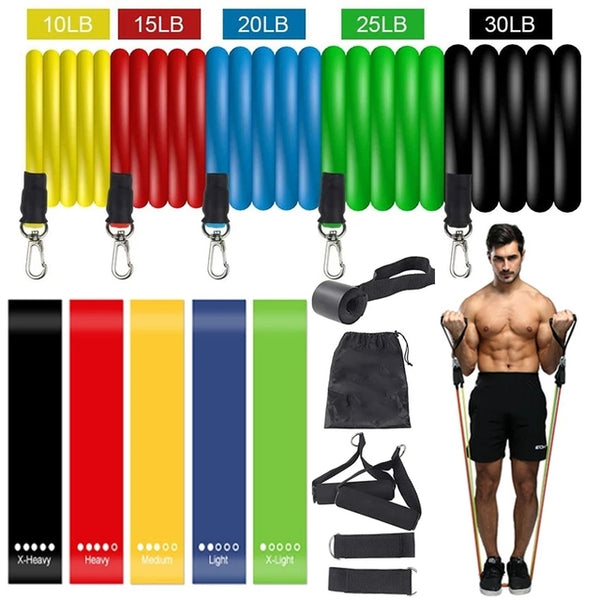 Fitness Resistance Bands Set