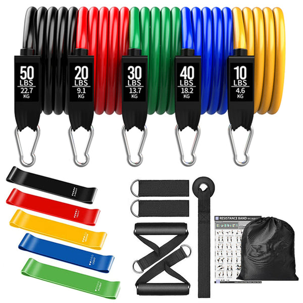 Fitness Resistance Bands Set