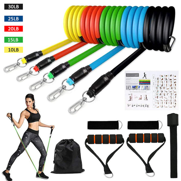 Fitness Resistance Bands Set